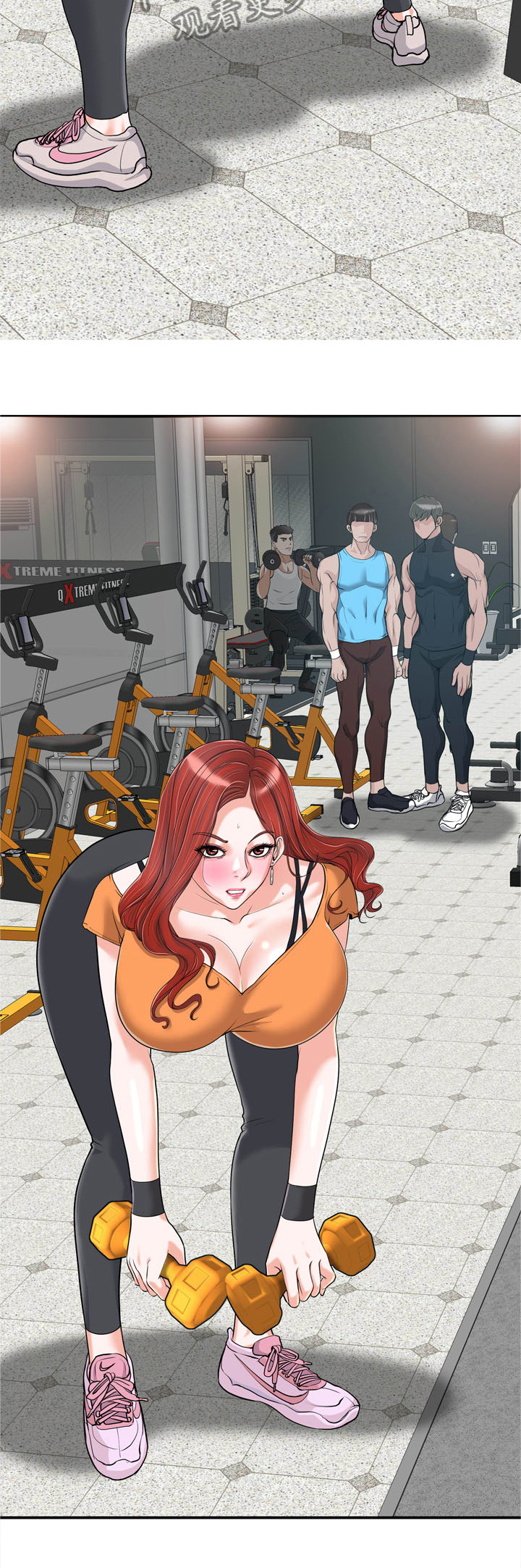越界行为的深层原因漫画,第49章：健身馆会员1图