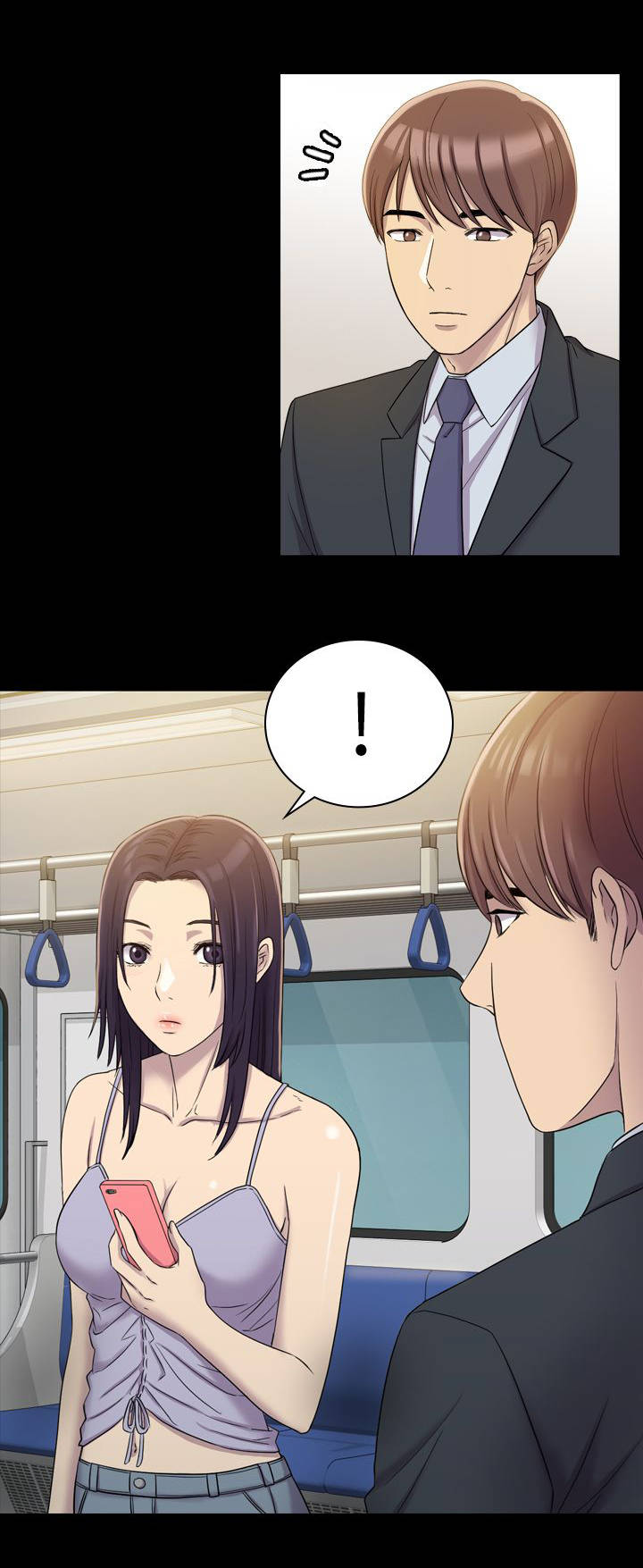 地铁站香烟漫画,第14章：不管了3图