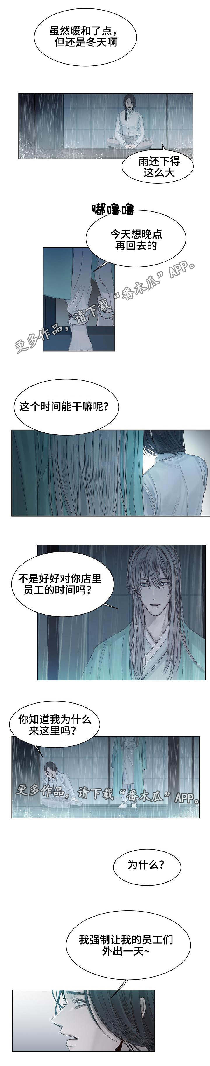 冰凉的居所漫画,第11章：消磨时间5图
