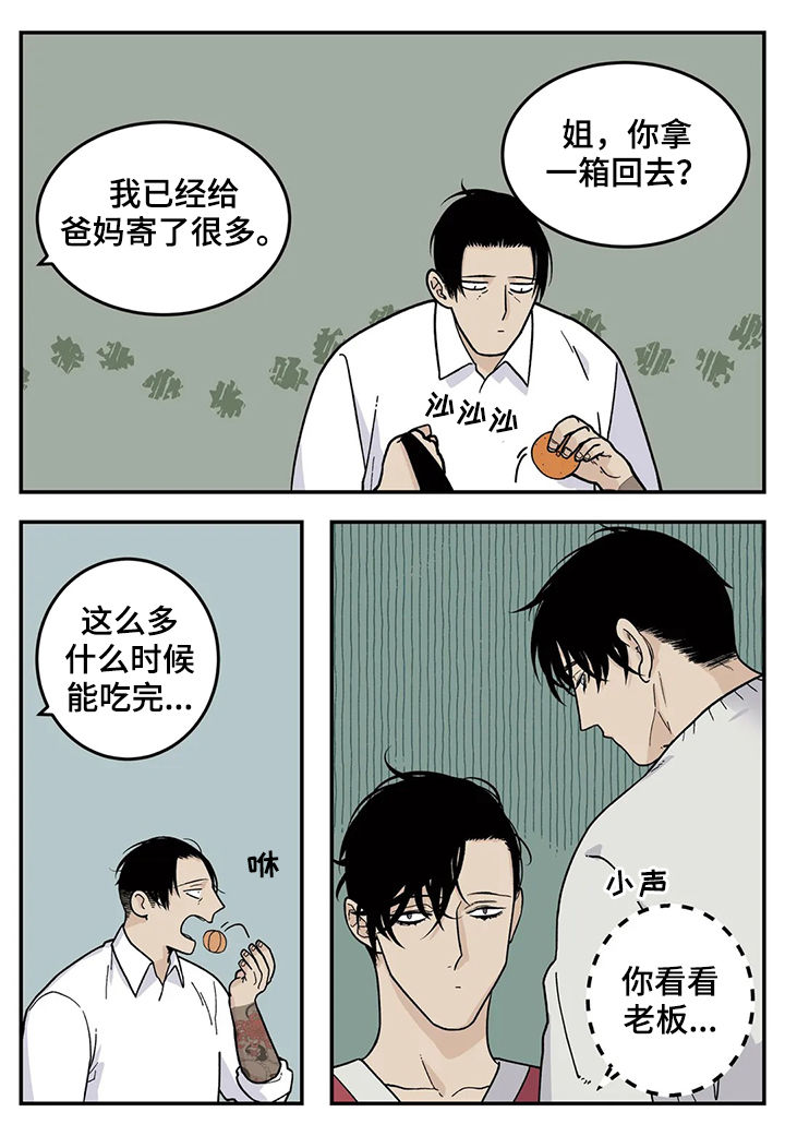 老大的打火机漫画,第57章：橘子3图