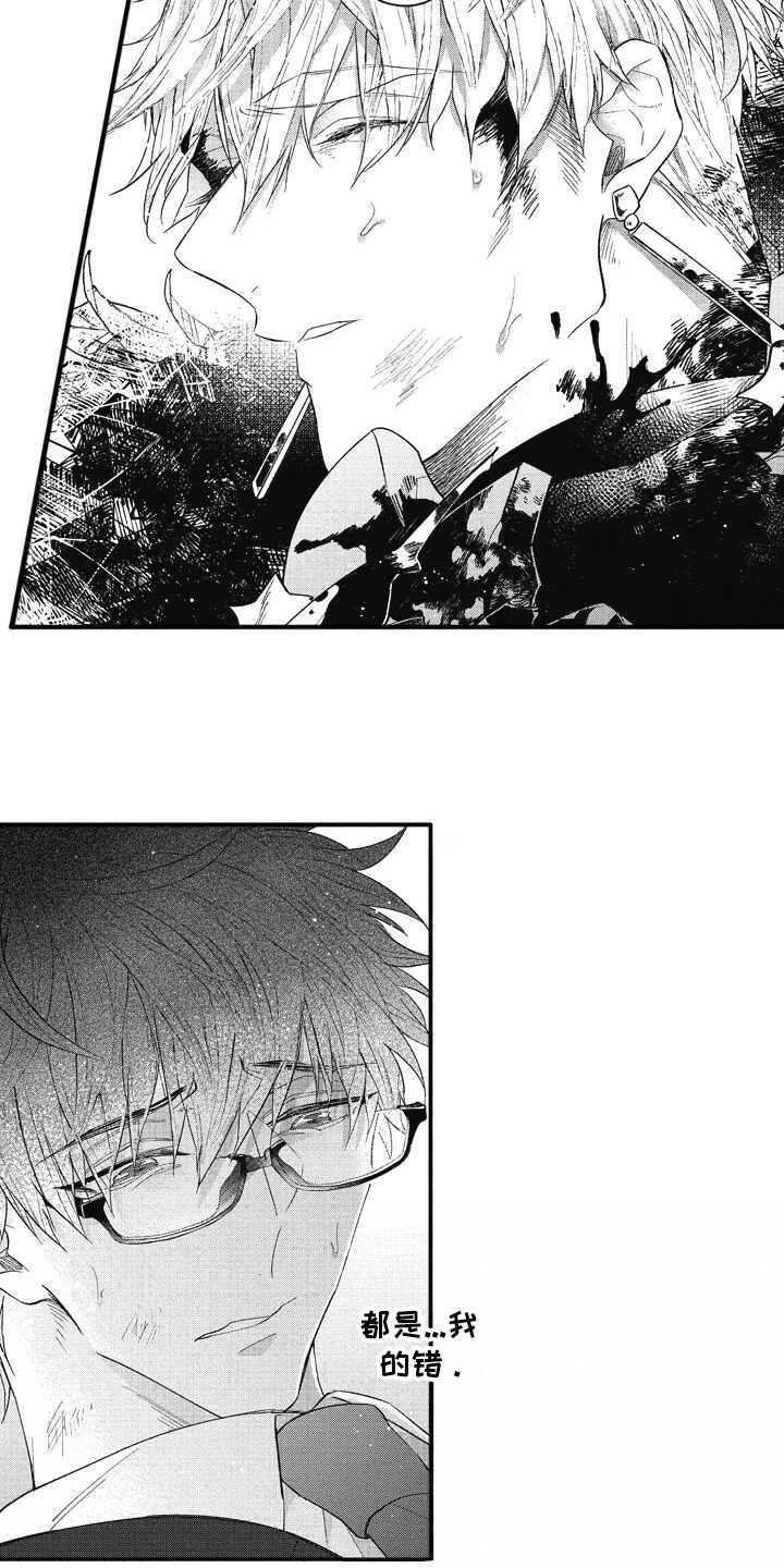 我和骑士在一起漫画,第14章：挡刀3图