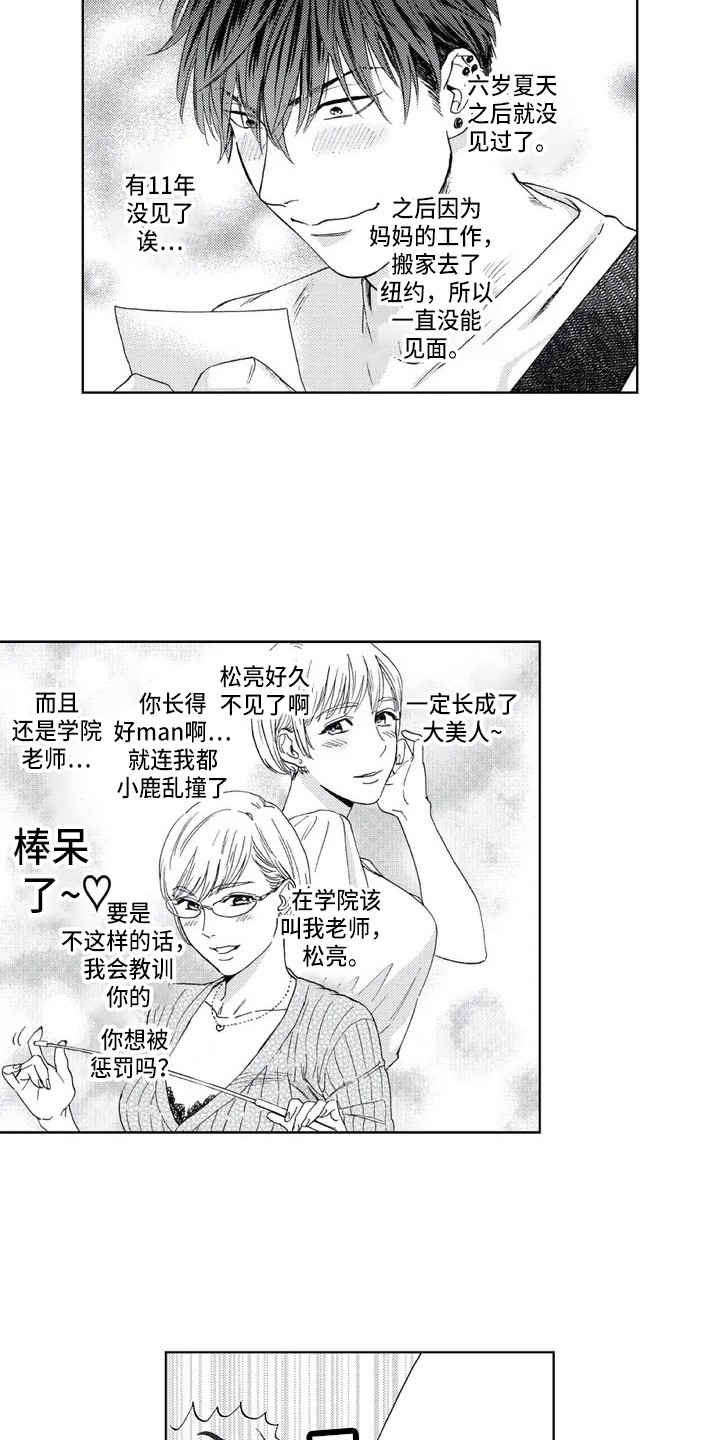 爱意落于星海短剧漫画,第2章：初恋3图