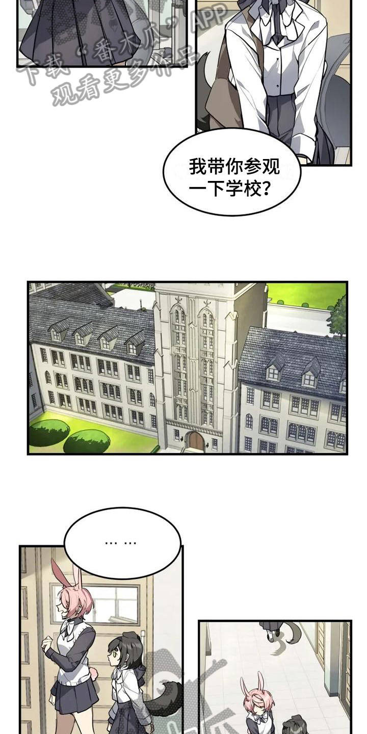 动物校园全集视频漫画,第4章：班长1图