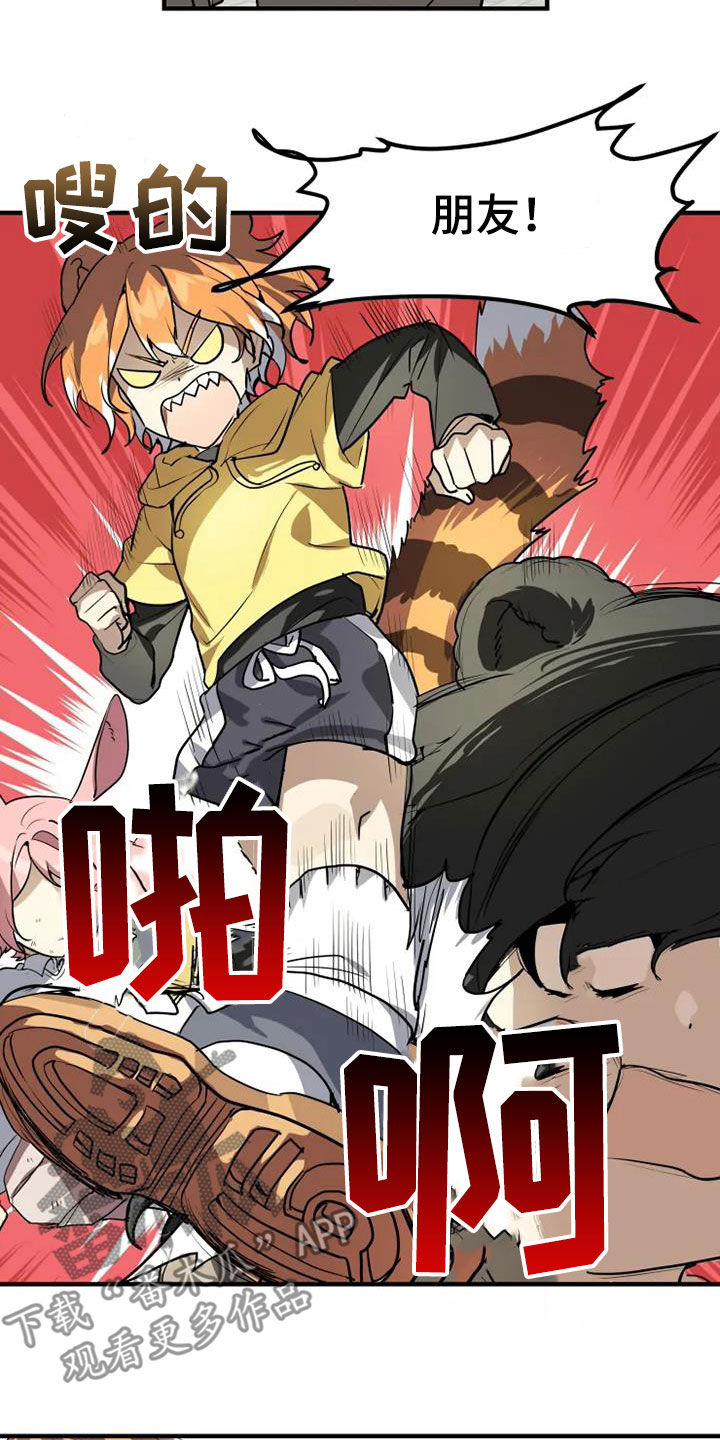 动物消消看漫画,第25章：欺负弱小1图