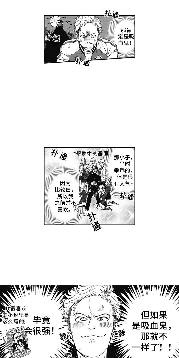 吃掉奥特曼的怪兽漫画,第1章：吸血鬼4图