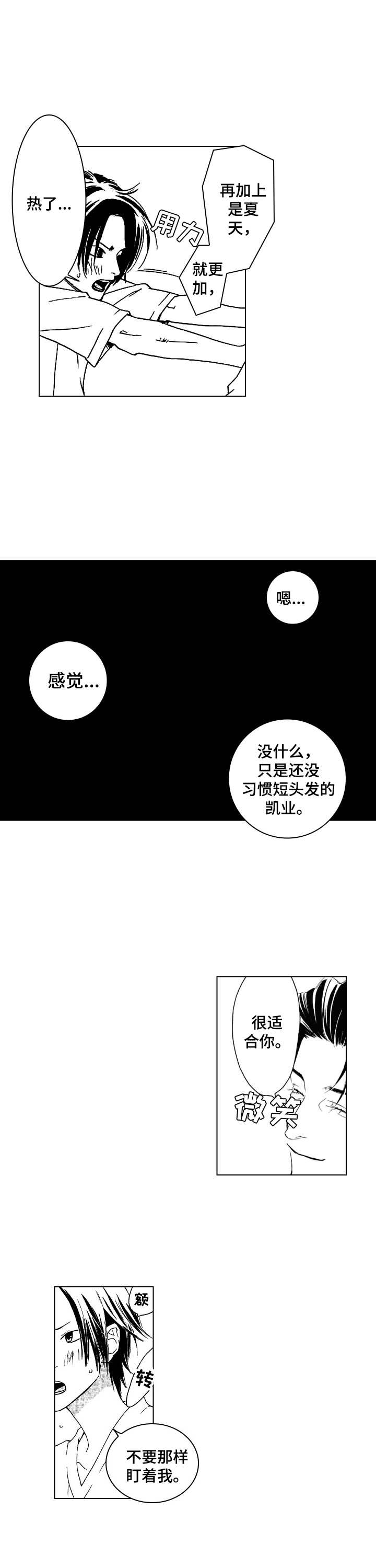 代号哈依漫画,第7章：剪头发1图