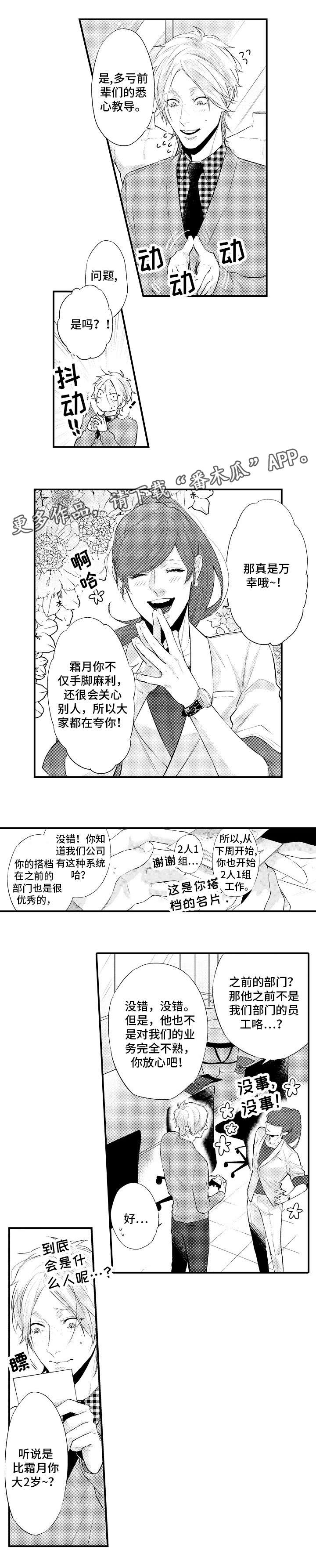 花香醉在我心间原唱漫画,第4章：搭档1图