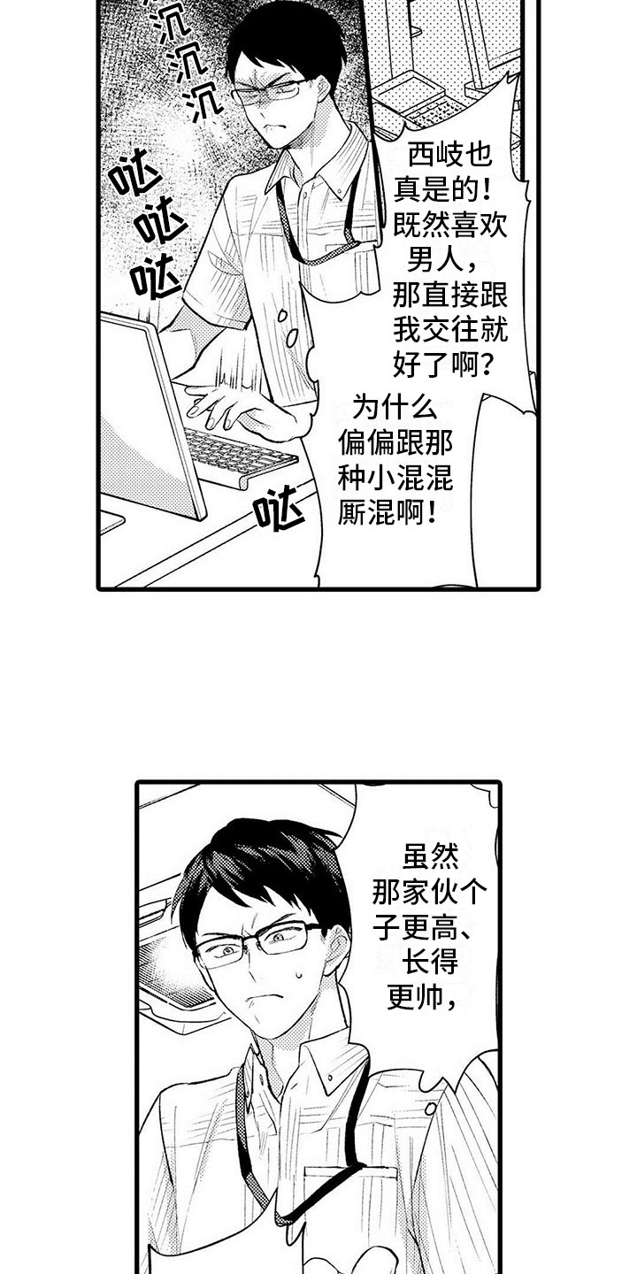 只能偷看一眼漫画,第3章：郁闷1图