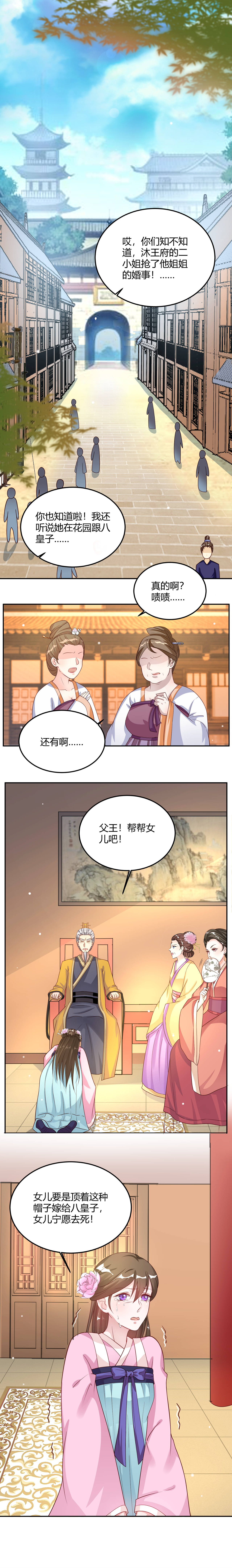 六宫风华漫画,第16章：给我禁足半年！2图