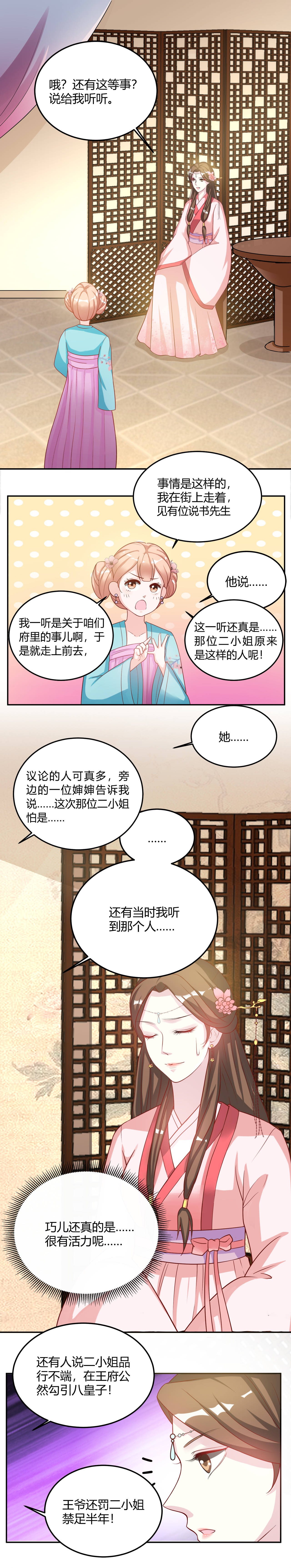 六宫风华漫画,第16章：给我禁足半年！5图
