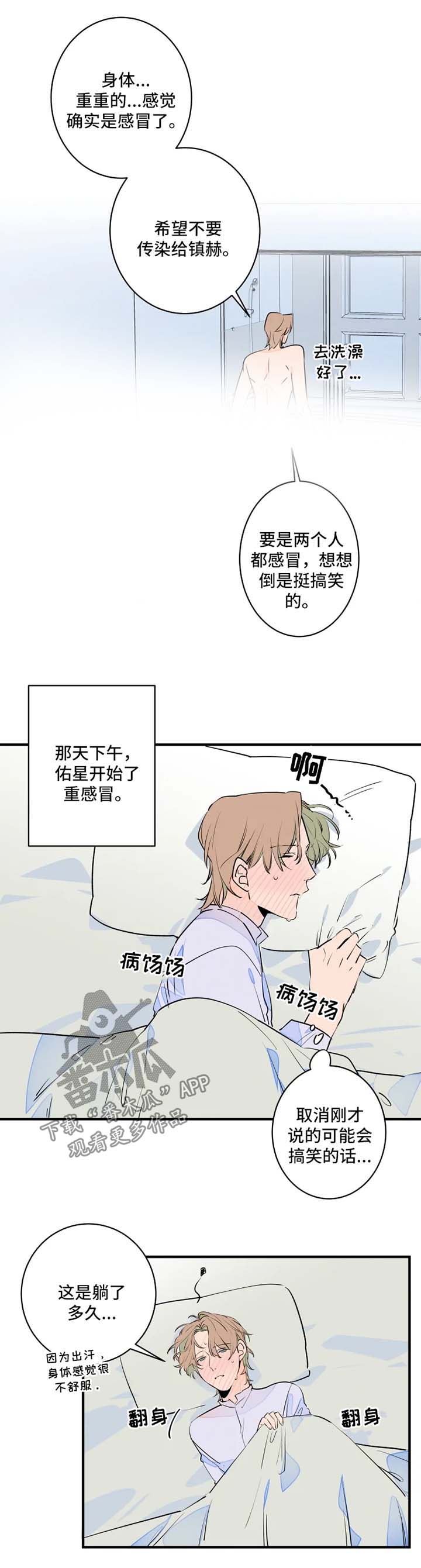 结婚合体字大全漫画,第50章：生病2图