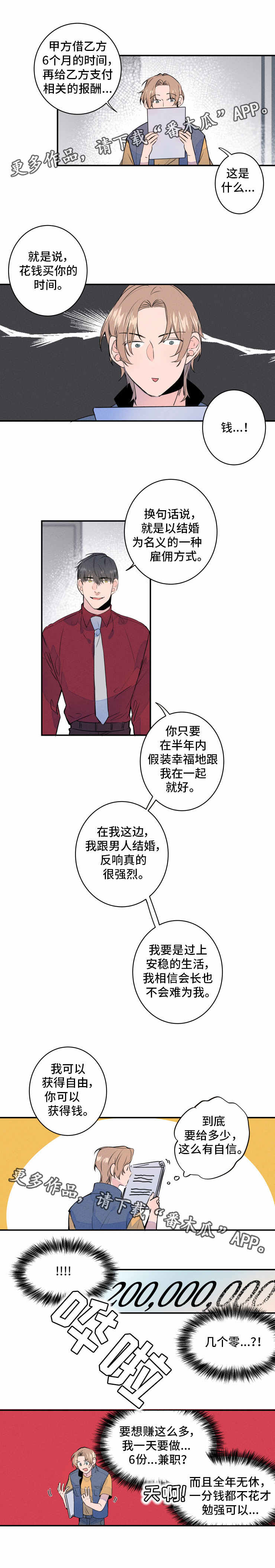结婚的秘密漫画,第4章：合约2图