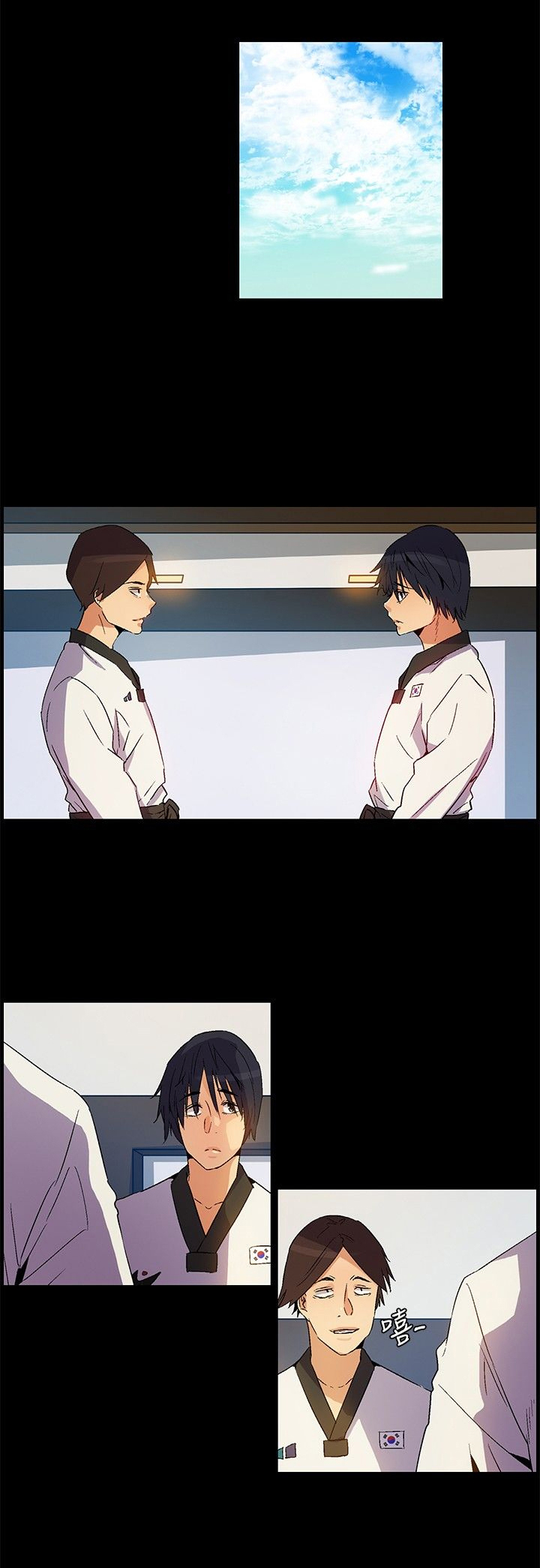 百亿荒岛行漫画,第25章：红月当头，同伴遇害1图