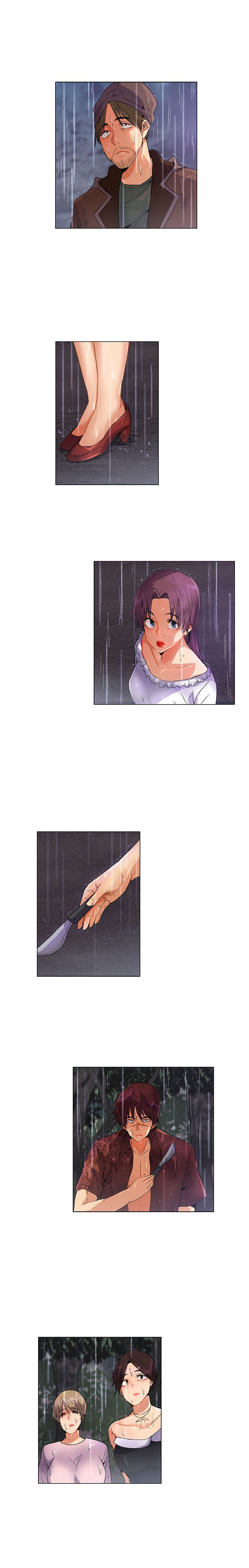 荒岛100天漫画,第27章：第一场雨5图