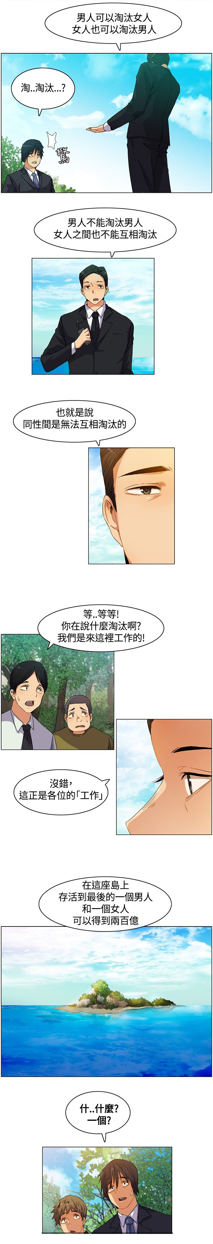 100天荒岛求生漫画,第6章：宣布规则2图