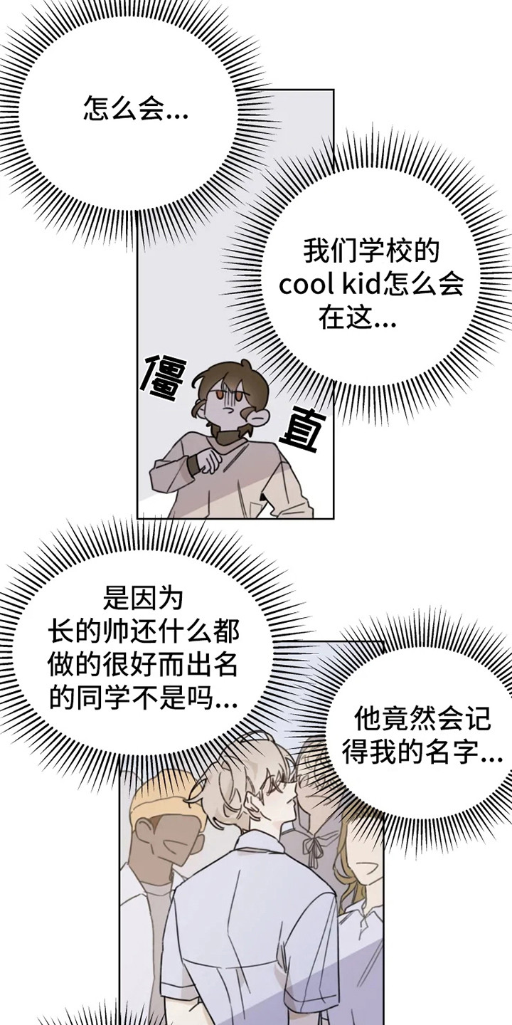 浪漫的青春往事漫画,第2章：人气男5图