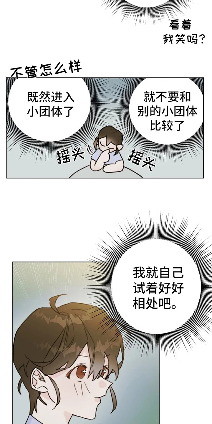 浪漫青春是什么意思漫画,第5章：小团体3图