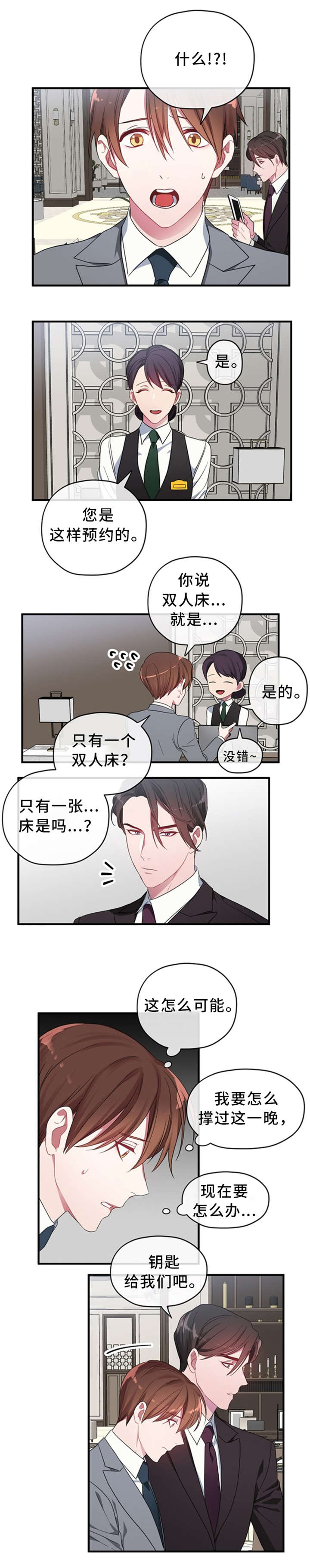 御宅伴侣桌面精灵漫画,第3章：双人床5图