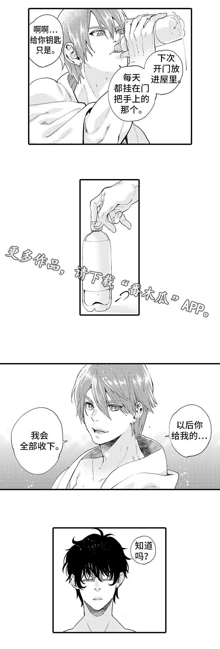 追星宅男漫画,第10章：钥匙2图
