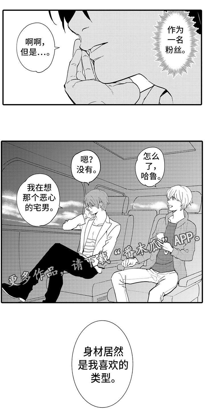 追星宅男漫画,第3章：宅男1图