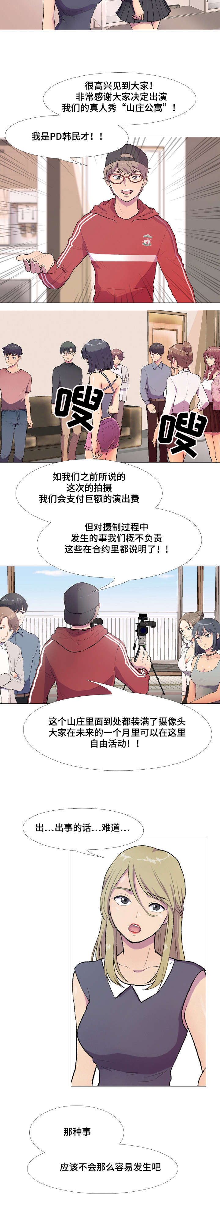 播映游戏漫画,第1章：山庄公寓2图