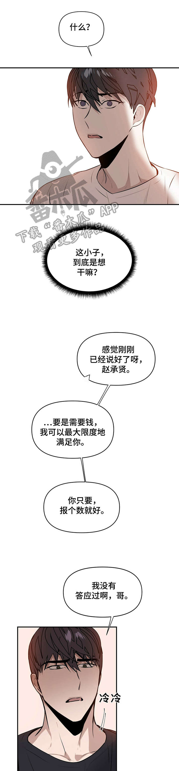 偏执症漫画,第3章：真傻2图