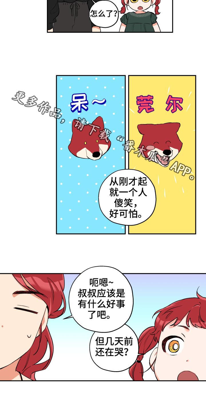 赤狼漫画,第60章：傻笑4图