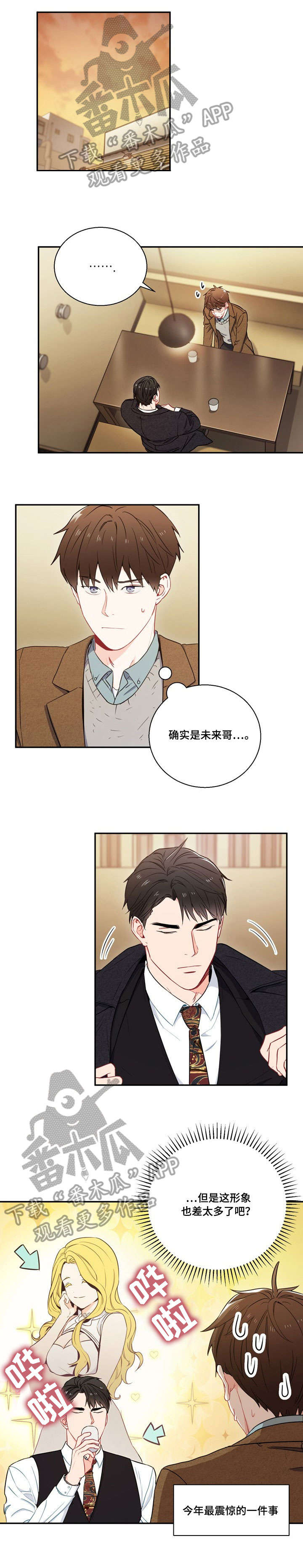 意外接触漫画,第6章：见面3图