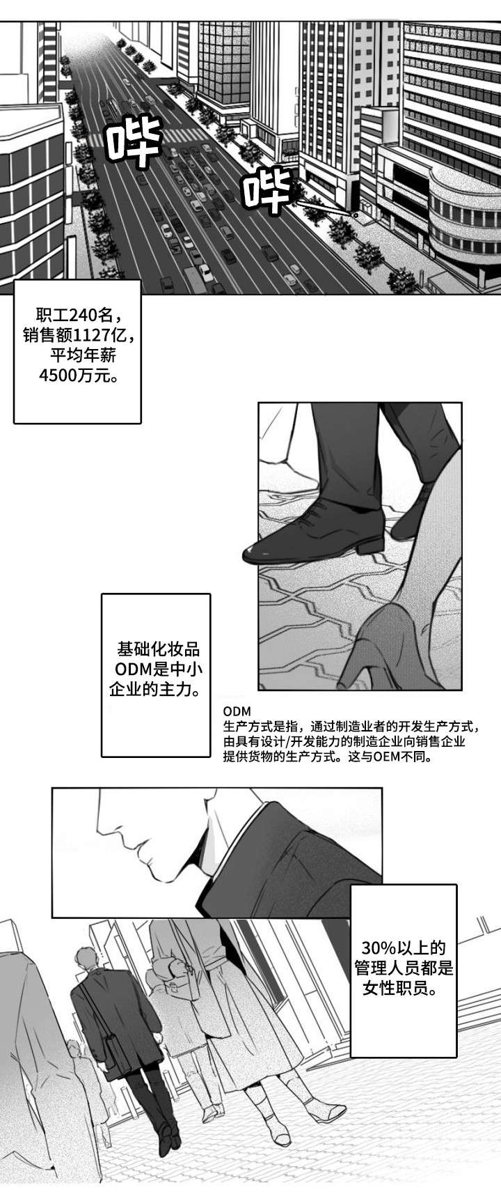 职场伪装漫画,第1章：入职1图