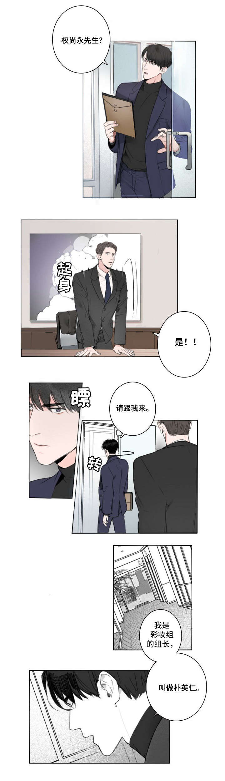 职场伪装漫画,第1章：入职2图