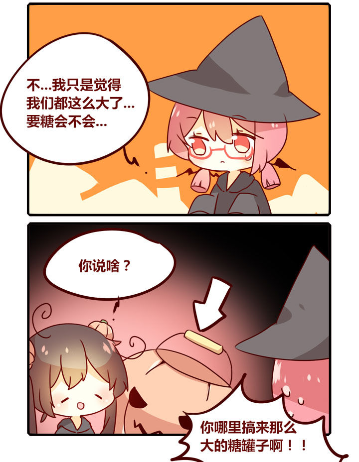 你听说过女子大学生吗？漫画,第288章：万圣节！2图