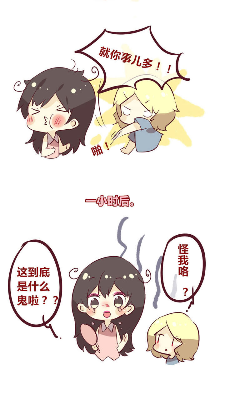 你听说过女子大学生吗？漫画,第16章：要来学化妆吗？3图