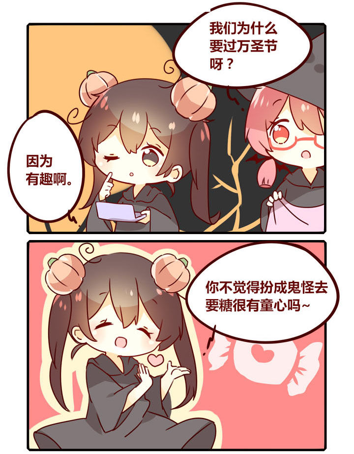 你听说过女子大学生吗？漫画,第288章：万圣节！1图