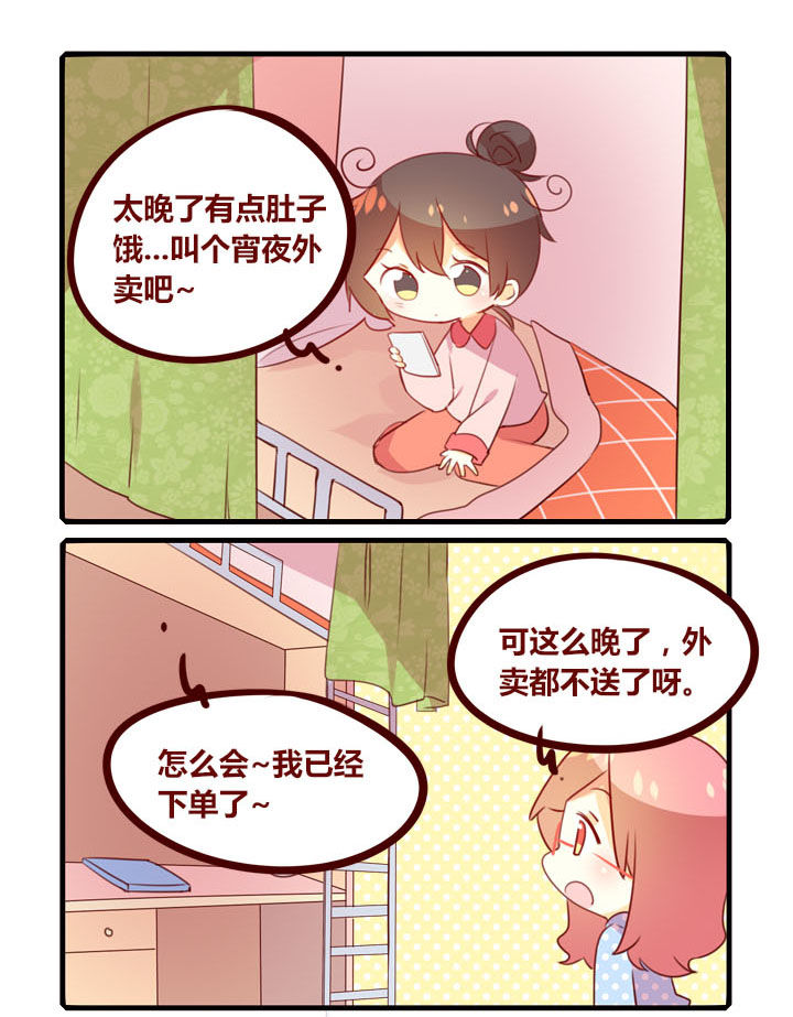 你听说过女子大学生吗？漫画,第297章：深夜外卖1图