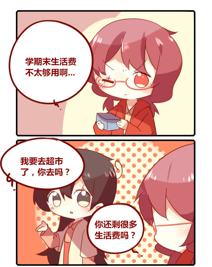 你听说过女子大学生吗？漫画,第202章：生活费危机！1图