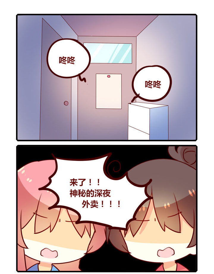 你听说过女子大学生吗？漫画,第297章：深夜外卖3图
