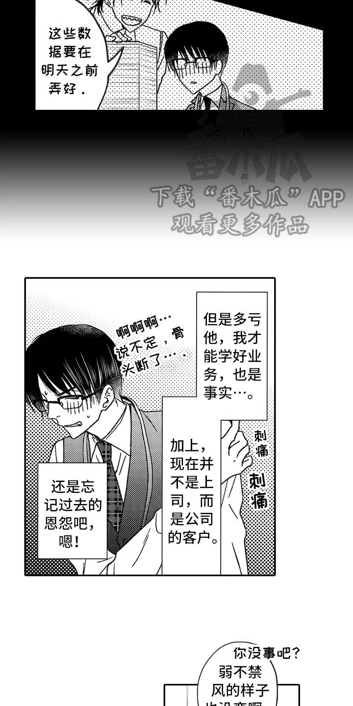 减压的手机游戏漫画,第23章：前任上司3图