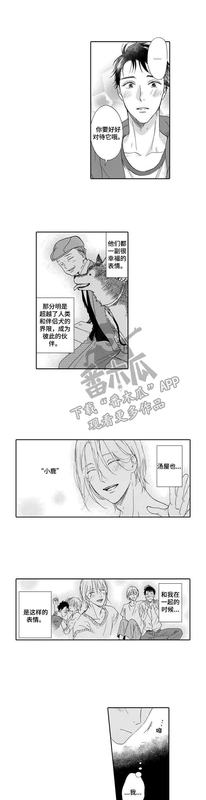 不会咬人的狗漫画,第13章：很幸福1图