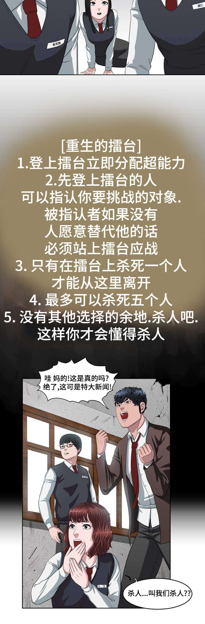 争王争风漫画,第2章：重生的擂台4图