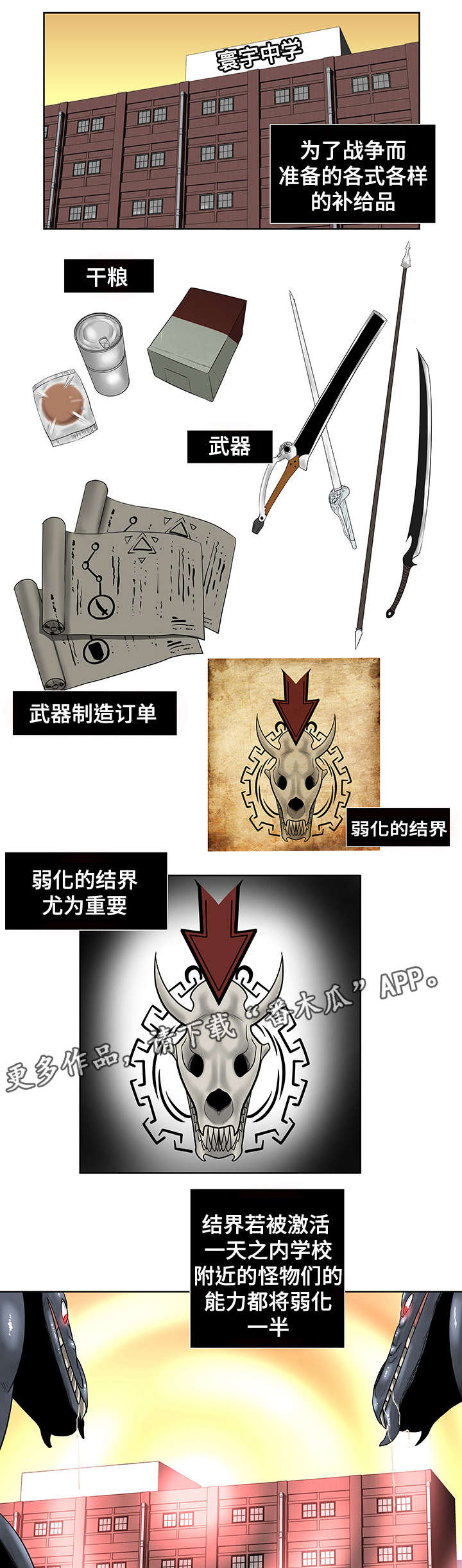 争王之战漫画,第33章：寰宇中学2图