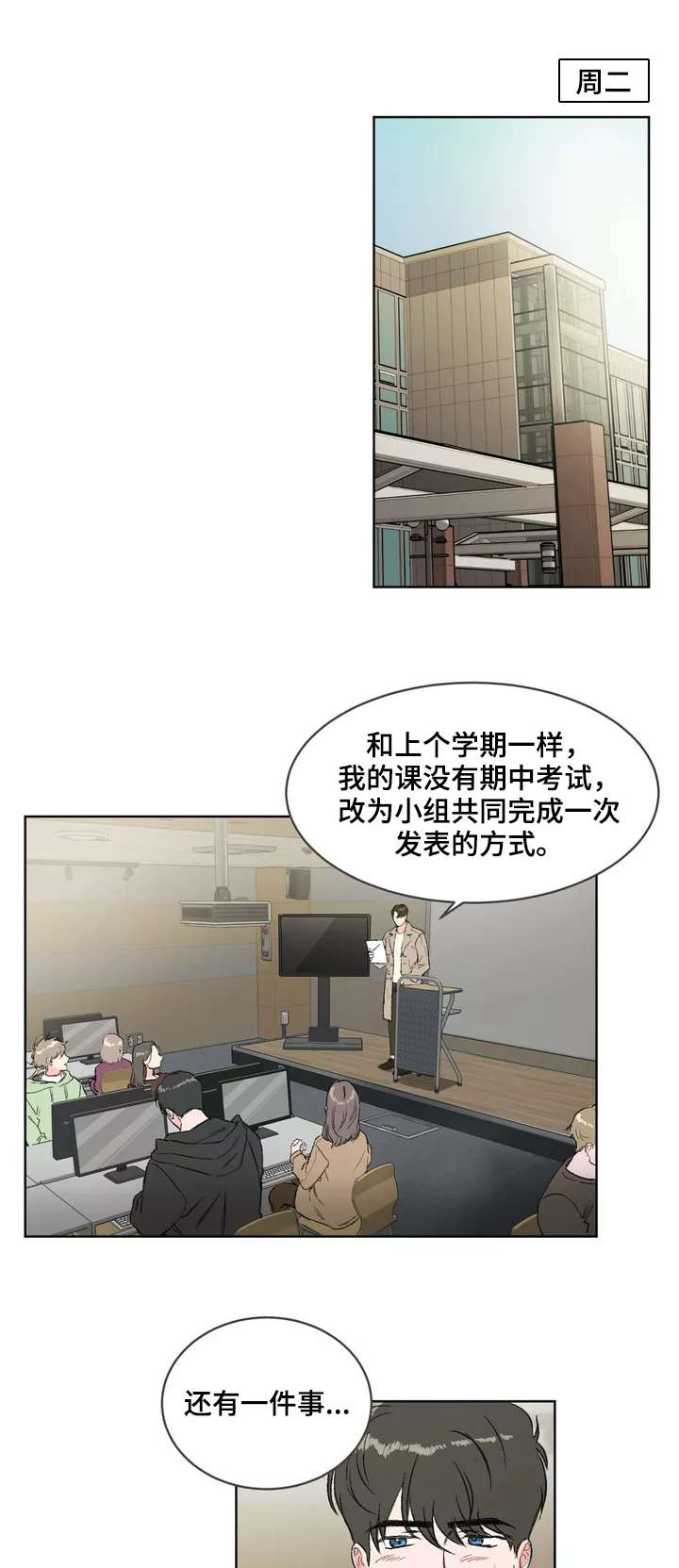 教授的游戏漫画,第1章：暗恋4图