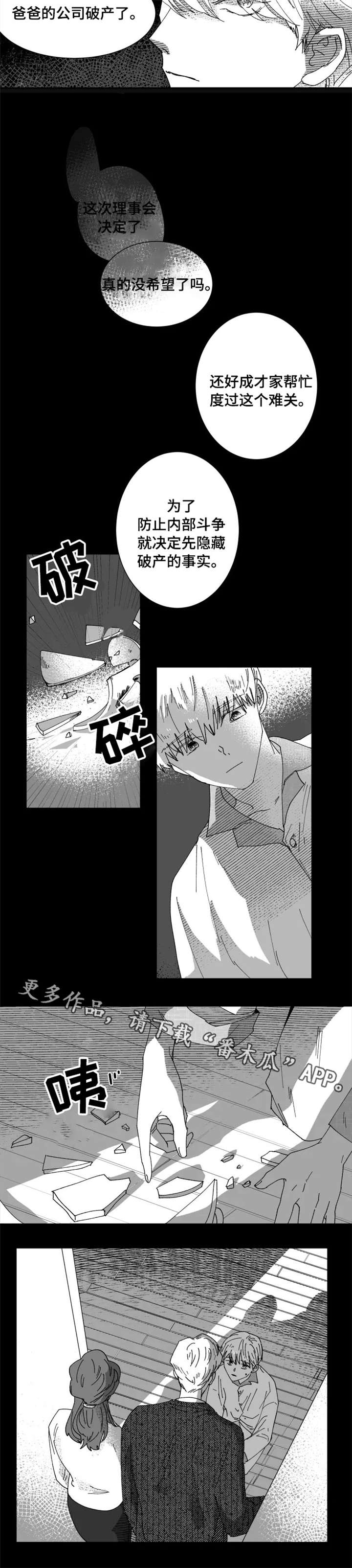 挣脱掌控漫画,第14章：破产1图