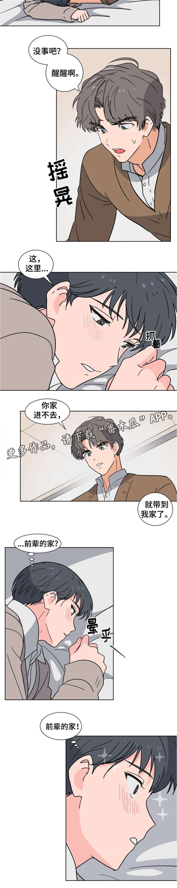 前辈的心意漫画,第3章：前辈家2图