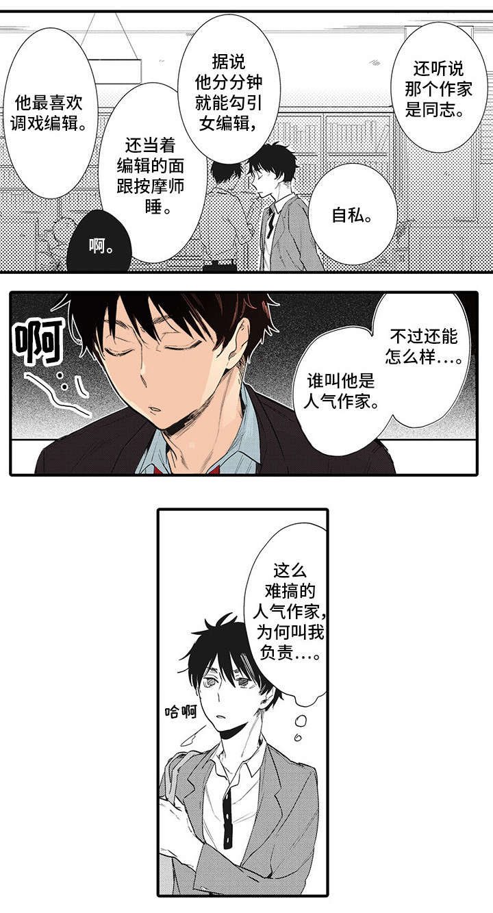 驯服作家漫画,第1章：作家1图