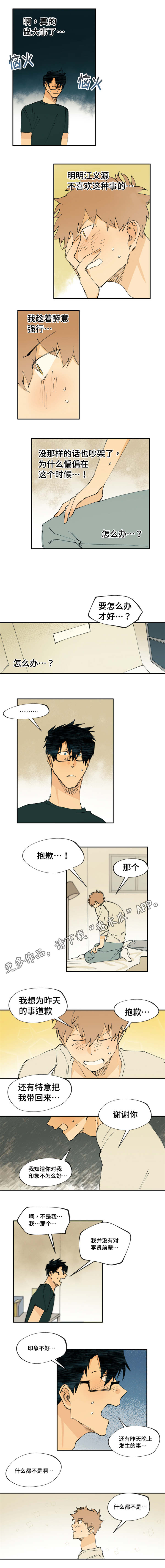 贤的法则漫画,第21章：他的房间3图