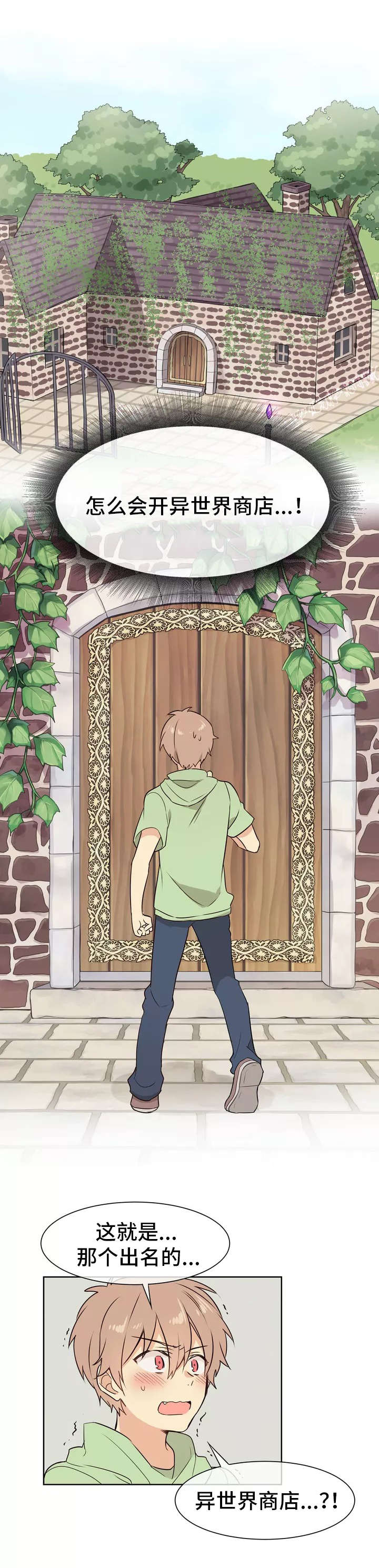 异界商店漫画,第1章：异界商店3图