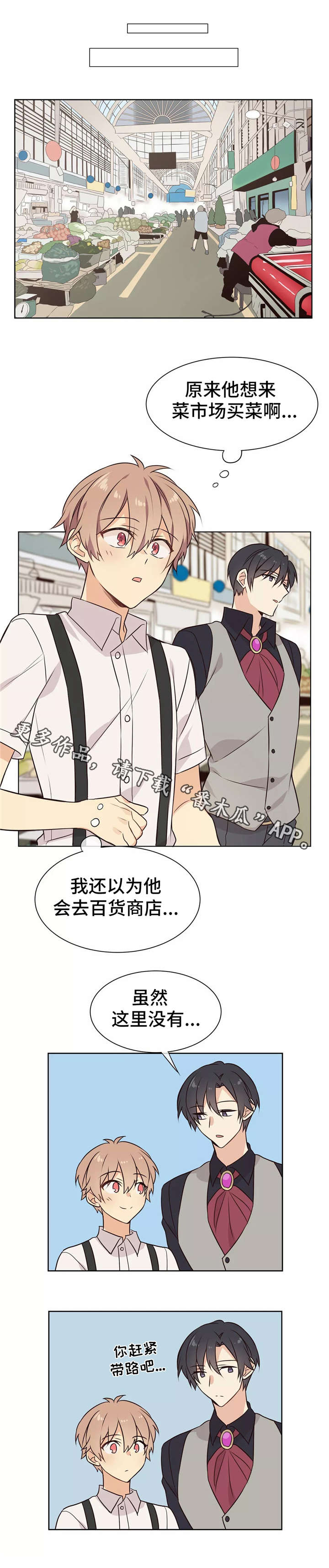 异界商店漫画,第23章：菜市场5图