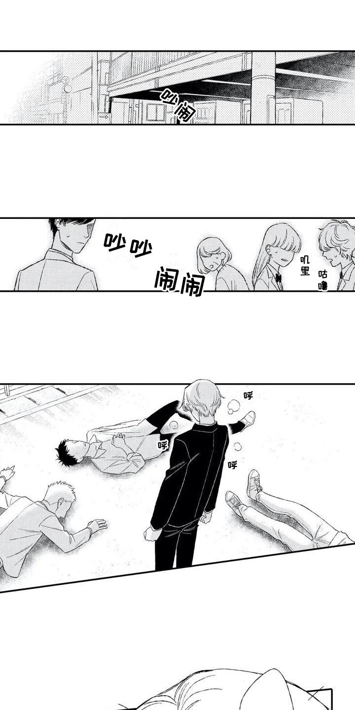 双重目的漫画,第1章：不良老大1图
