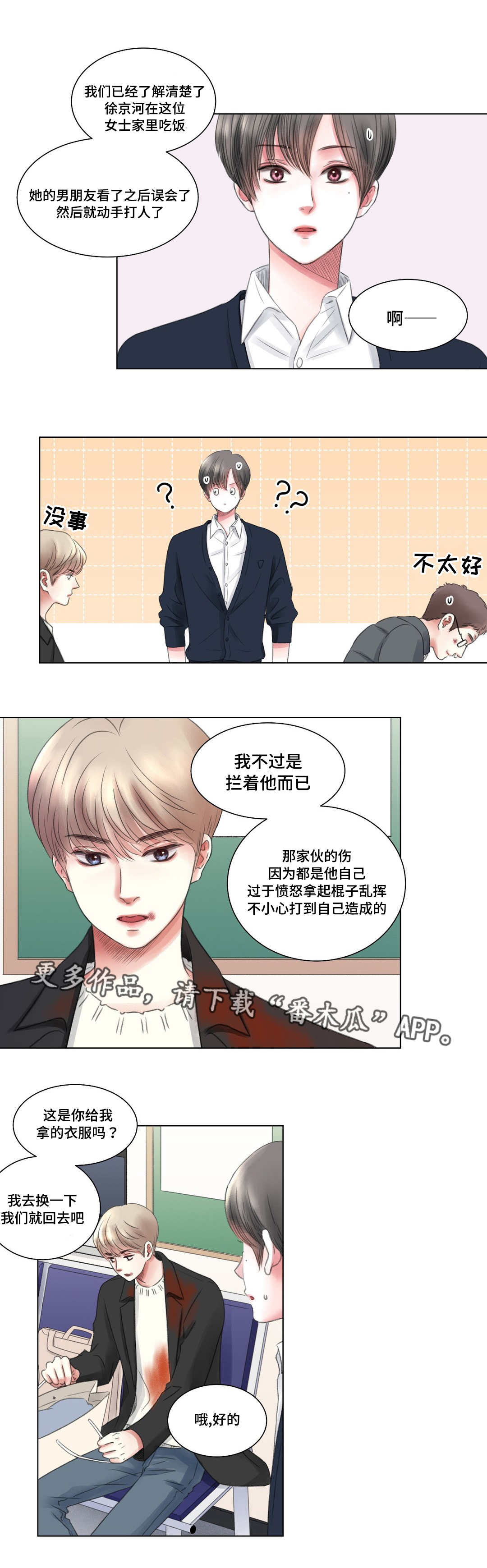 接纳者漫画,第7章：警局1图