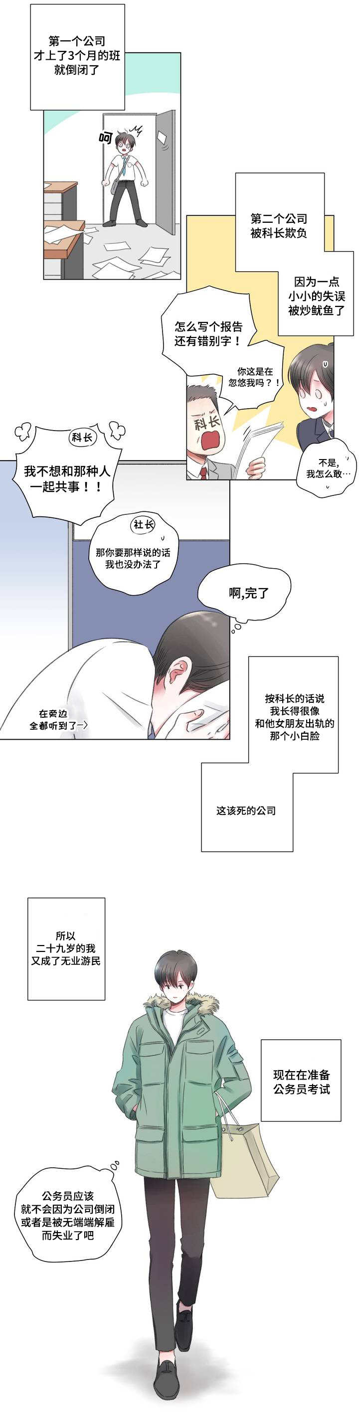 真心接纳离异者漫画,第1章：失业2图